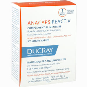 Ducray Anacaps Reactiv Kapseln 30 Stück - ab 14,52 €