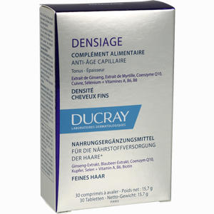 Ducray Densiage Nahrungsergänzungsmittel Tabletten 30 Stück Ducray Densiage Nahrungsergänzungsmittel Tabletten 30 Stück