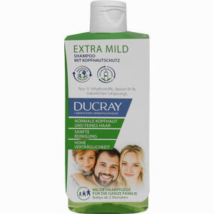 Ducray Extra Mild Shampoo Biologisch Abbaubar  200 ml - ab 8,87 €
