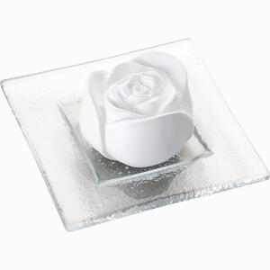 Duftstein Rosenblüte Glasteller Transparent 1 Stück - ab 10,34 &euro;