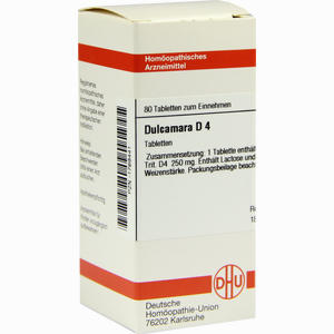 Dulcamara D4 Tabletten 80 Stück - ab 0,00 €