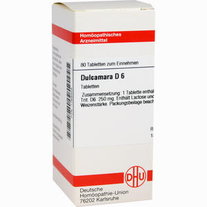 Dulcamara D6 Tabletten 80 Stück - ab 8,00 €