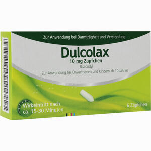 Dulcolax 10mg Zäpfchen  EurimPharm Arzneimittel GmbH 6 Stück - ab 5,61 €