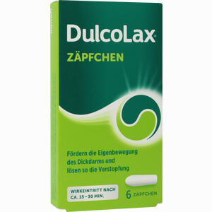 Abbildung von Dulcolax Zäpfchen A. Nattermann & Cie GmbH 6 Stück