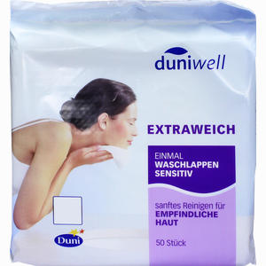 Duniwell Einmal Waschlappen Sensitiv 50 Stück - ab 2,38 €