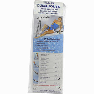 Duschfolien Fuß/Knöchel 40cm 5 Stück - ab 13,64 €