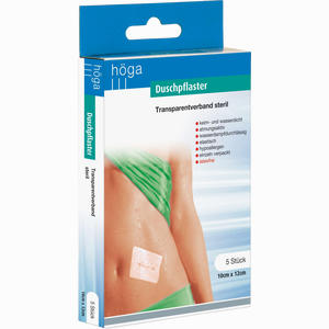 Duschpflaster Steril Transparentverband 10cmx12cm  5 Stück - ab 9,89 €