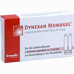 Dynexan Mundgel Zylinderampulle Gel 2 x 1.7 g - ab 14,67 €