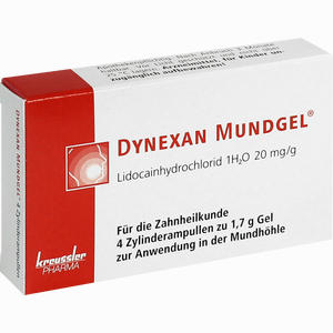 Abbildung von Dynexan Mundgel Zylinderampullen  4 x 1.7 g Abbildung von Dynexan Mundgel Zylinderampullen  4 x 1.7 g
