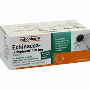 Echinacea- Ratiopharm 100mg Tabletten 50 Stück - ab 5,44 €