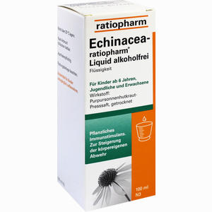 Echinacea- Ratiopharm Liquid Alkoholfrei Lösung 100 ml - ab 6,65 €