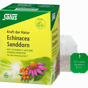 Echinacea Sanddorn Tee Kraft der Natur Salus Filterbeutel 15 Stück - ab 3,21 €