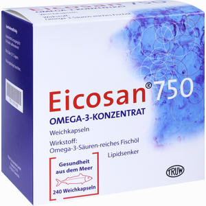 Eicosan 750 Omega- 3- Konzentrat Kapseln 240 Stück - ab 33,15 €