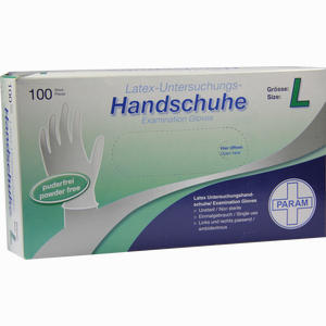 Einmal Handschuhe Latex Groß Puderfrei  100 Stück - ab 6,78 €