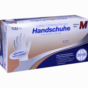 Einmal Handschuhe Latex Mittel Gepudert  100 Stück - ab 6,78 €