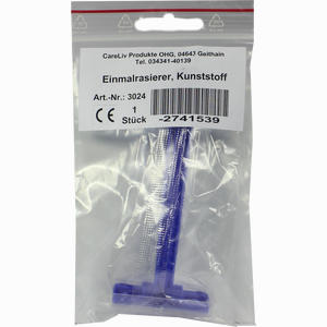 Einmalrasierer Kunststoff Blau 1 Stück - ab 0,22 €