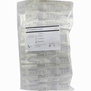 Einmalspritzen Steril 20ml  10 Stück - ab 4,78 €