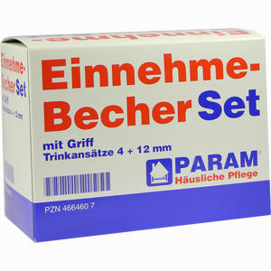 Einnehme- Becher Set Kunststoff mit Griff - Trinkansätze 4+ 12mm 1 Stück - ab 3,00 €