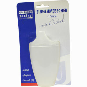 Einnehmebecher O. Griff + Deckel 12mm Milchig 1 Stück - ab 1,58 €