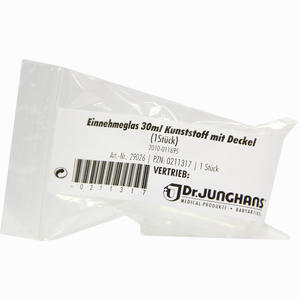 Einnehmeglas 30ml mit Deckel 1 Stück - ab 0,50 €