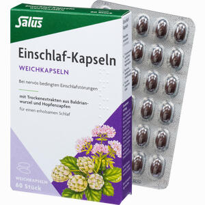 Einschlaf- Kapseln Salus  60 Stück - ab 0,00 &euro;