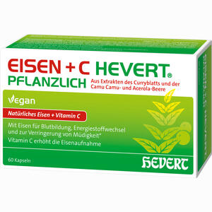 Eisen + C Hevert Pflanzlich 60 Stück - ab 14,84 €
