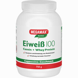 Eiweiss 100 Cappuccino Megamax Pulver 750 g - ab 27,65 €