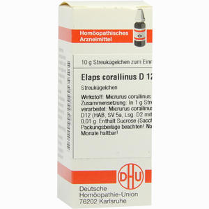 Elaps Corallinus D12 Globuli 10 g - ab 10,36 €
