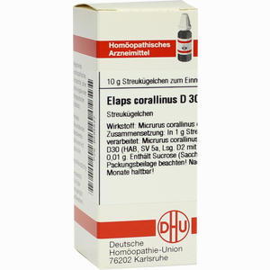 Elaps Corallinus D30 Globuli 10 g - ab 6,24 €
