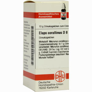Elaps Corallinus D8 Globuli 10 g - ab 8,37 €