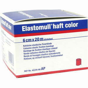 Elastomull Haft 20mx6cm Color Rot 1 Stück - ab 15,49 €
