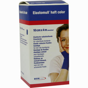 Elastomull Haft 4mx10cm Color Blau 1 Stück - ab 5,08 €