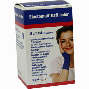 Elastomull Haft 4mx8cm Color Blau 1 Stück - ab 4,29 €