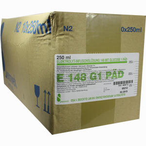 Elektrolyt- Infusionslösung 148 mit Glucose 1 Päd  10 x 250 ml - ab 36,46 &euro;