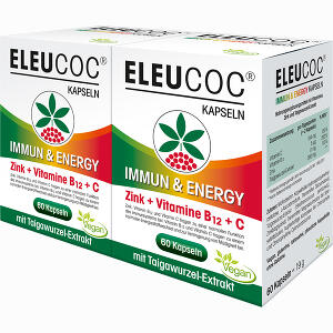 Eleucoc Immun & Energy 2 x 60 Stück - ab 27,61 &euro;