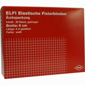 Elfi Elast. Fixierbinde Gekreppt 4mx6cm  20 Stück - ab 17,99 €