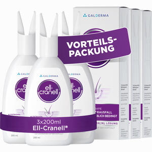 Ell- Cranell 250 Mikrogramm/ml Lösung zur Anwendung Auf der Kopfhaut  3 x 200 ml - ab 63,13 €