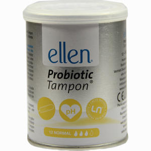 Ellen Probiotische Tampons Normal  12 Stück - ab 0,00 &euro;