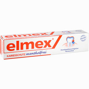 Abbildung von Elmex Mentholfrei mit Faltschachtel Zahnpasta 75 ml Abbildung von Elmex Mentholfrei mit Faltschachtel Zahnpasta 75 ml