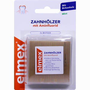 Elmex Zahnhölzer 3 x 38 Stück - ab 0,00 €