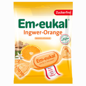 Em- Eukal Ingwer Orange zuckerfrei Bonbon 75 g - ab 1,64 €