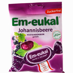 Em- Eukal Johannisbeere Gefüllt zuckerfrei Bonbon 75 g - ab 1,48 €