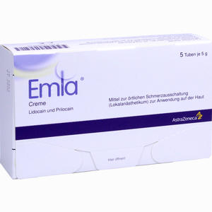 Emla Creme + 12 Tegaderm Pflaster  AstraZeneca GmbH 5 x 5 g