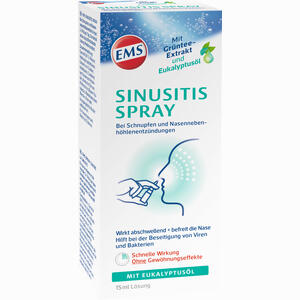 Ems Sinusitis Spray mit Eukalyptusöl  15 ml Ems Sinusitis Spray mit Eukalyptusöl  15 ml