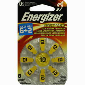Energizer Hörgerätebatterie 10 (6+ 2) 8 Stück - ab 5,09 €