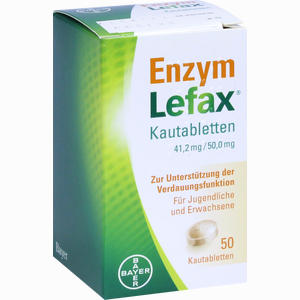 Enzym Lefax Kautabletten 50 Stück - ab 0,00 &euro;