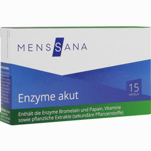 Enzyme Menssana Akut Kapseln 15 Stück - ab 11,40 €