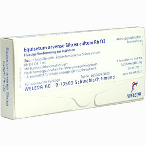 Equisetum Arv Silic Cu D3 Ampullen 8 Stück - ab 25,58 €