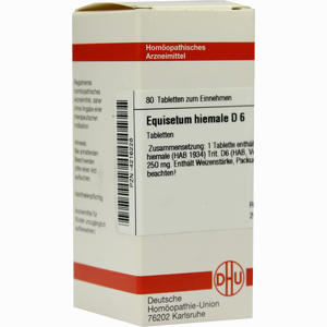 Equisetum Hiemale D6 Tabletten 80 Stück - ab 0,00 €
