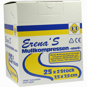 Erena Sterile Kompresse 7.5x7.5  25 x 2 Stück - ab 5,56 €